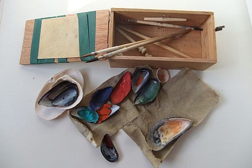 Reconstructie van pocketbox van Edward Norgate