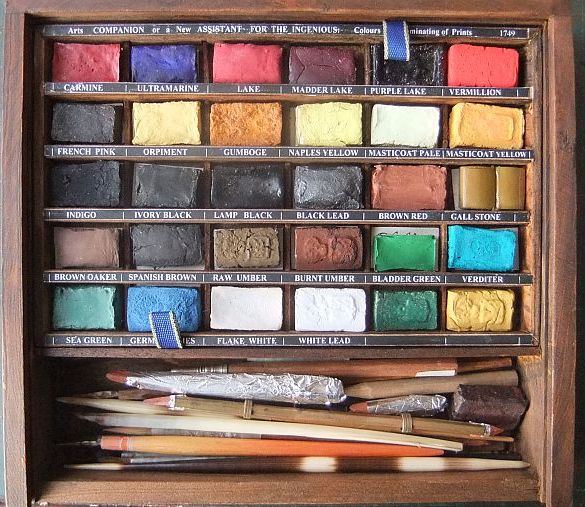 Colours in Arts Companion 1749