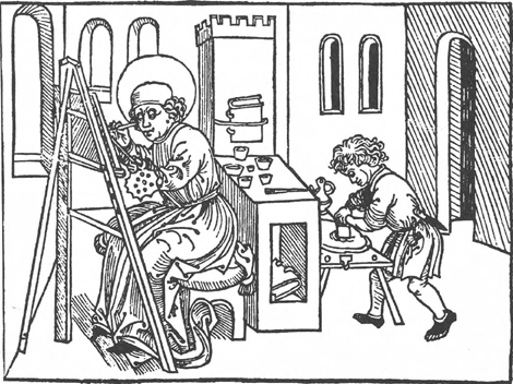 Houtsnede Legenda Aurea Neurenberg 1488