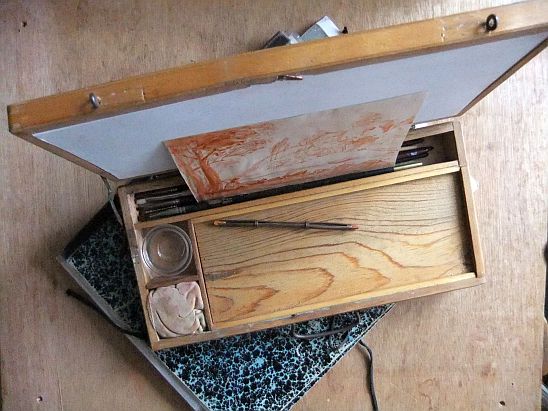 schilderskist beschreven door Richard Symonds