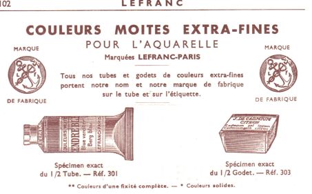 1959 Lefranc aquarel