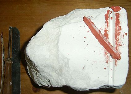 de uiteindelijke stift