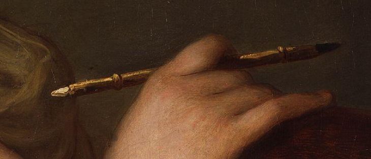 krijthouder Angelica Kauffman tussen 1770-1775