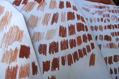 testen van gezaagde krijtstiften