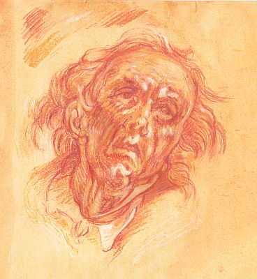 kop, vrij naar Bloemaert